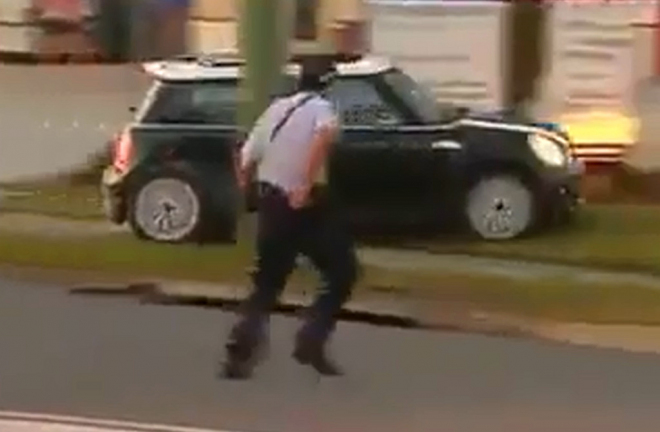 Jak se vyhnout policejnímu zátarasu, australská cesta (video)