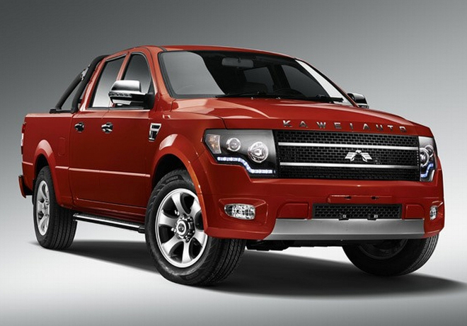 Kawei K1 Pickup 2014: nová čínská značka chce ohromit kopií kopie Fordu F-150