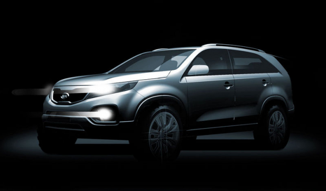 Nová Kia Sorento: první obrázky jsou venku