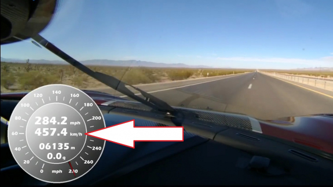 Jaké je to jet 457 km/h po běžné silnici? I to ukazuje video z rekordní jízdy Agery RS