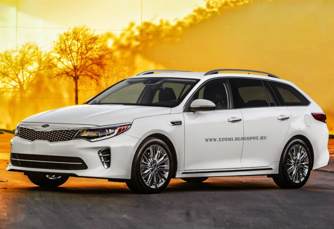 Kia Optima kombi: sen evropské klientely by nemusel být tak buclatý (ilustrace)
