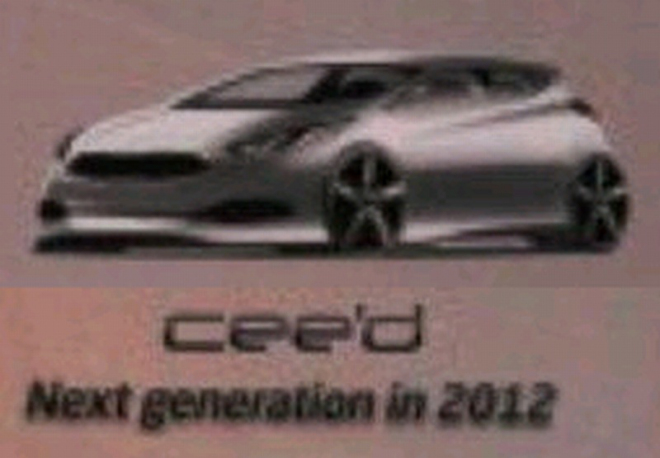 Kia Cee'd 2012: unikla první skica nové generace?