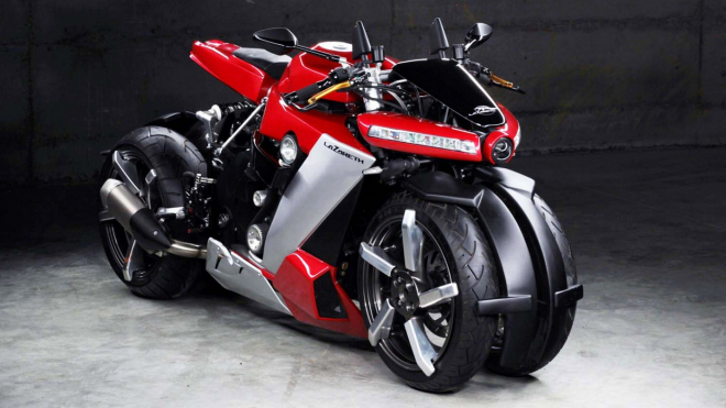 Bizarní čtyřkolový stroj za 2,6 milionu chce spojit výhody auta a motorky