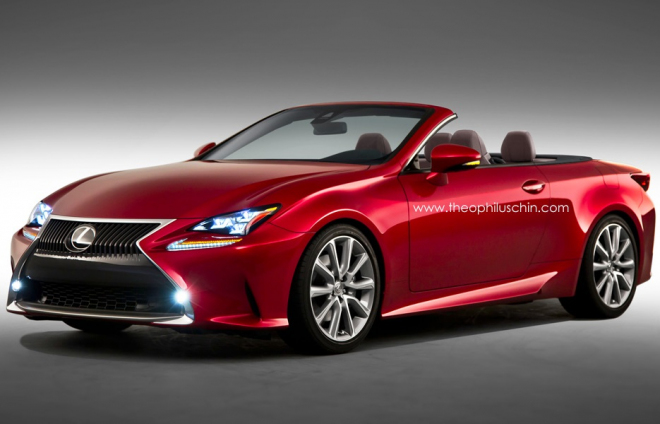 Lexus RC Cabrio: takto bude vypadat, pokud jednou vznikne (ilustrace)