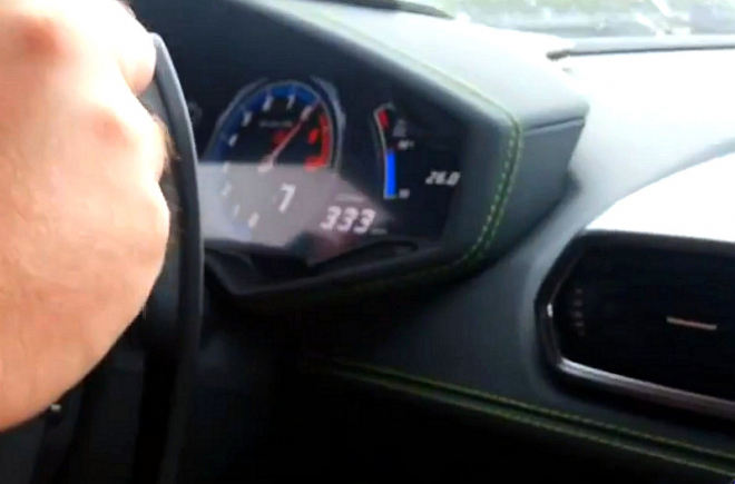 Takhle se stala nehoda českého Lamborghini Huracán, ve 313 km/h (video)