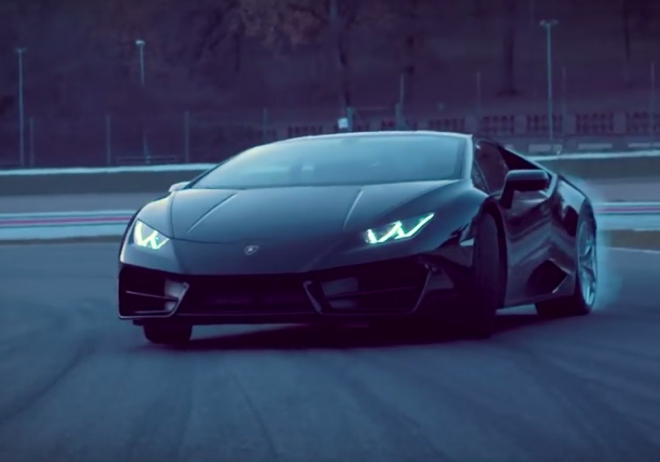 Lamborghini Huracan LP580-2 v Imole popustilo uzdu zadní nápravě (video)