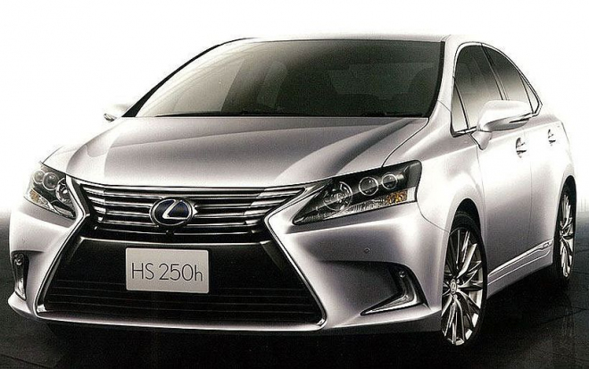 Lexus HS 250h 2013: faceliftovaný model se mimo Japonsko asi znovu nepodívá