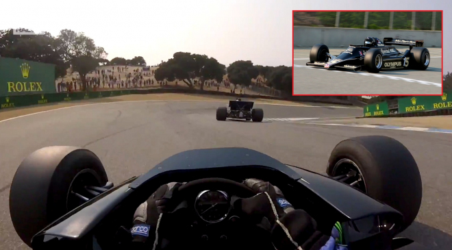F1 Lotus z roku 1979 řádící dnes v Laguna Seca je báječná podívaná (video)