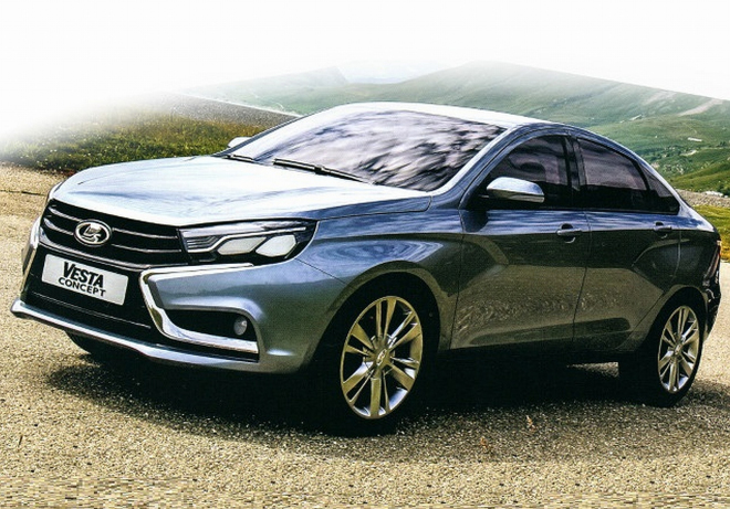 Lada Vesta a hatchback XRay 2 na oficiálních fotkách, docela jim to sekne