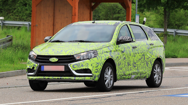 Lada Vesta Combi poprvé nafocena při testech, levný kombík bude k mání i u nás