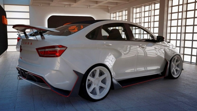 Toto je první pořádný tuning Lady Vesta, grády mu nechybí