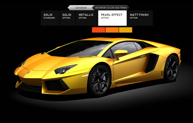 Lamborghini Aventador má svůj webový konfigurátor, pro letošek je ale už vyprodané