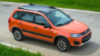 Lada Kalina Cross Black Line je stylový ruský crossover, stojí drobné