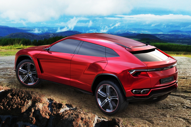 Lamborghini Urus: hmotnost pod 2 tuny, motor V8 biturbo a výroba až po roce 2017