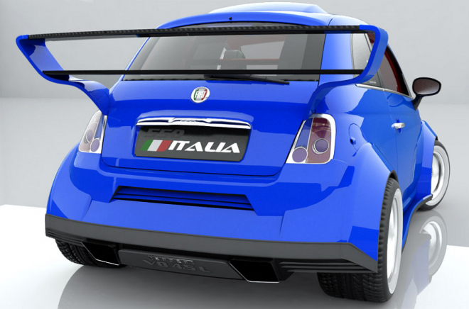 Lazzarini 550 Italia: Fiat 500 s motorem Ferrari