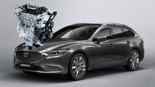 Inovovaná Mazda 6 kombi míří do Evropy, i s revolučním „dieselem na benzin”