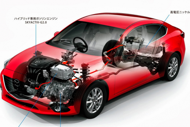 Mazda 3 Hybrid 2014: nová trojka dostala dva motory, má jezdit za 3,2 l/100 km