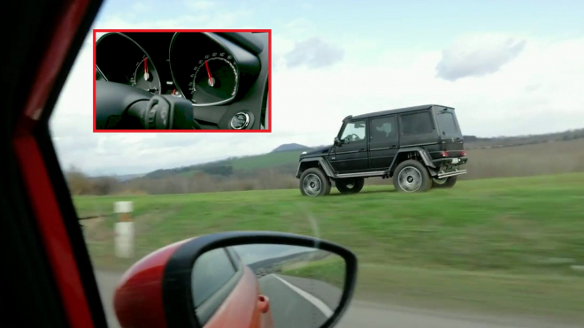 Jedete si 100 km/h. A najednou vás předjede Mercedes G 4x4^2, po poli (video)