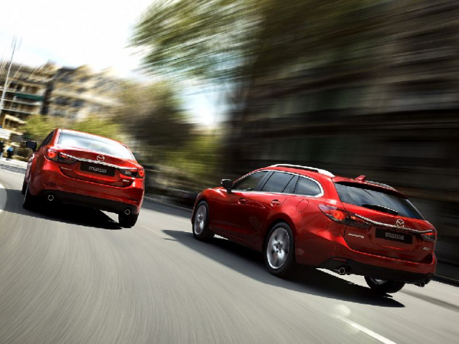 Mazda 6 SW 2013: nové kombi na oficiálních fotografiích