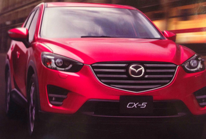 Mazda CX-5 2015: facelift SUV též odhalen únikem, zbývá už jen CX-3