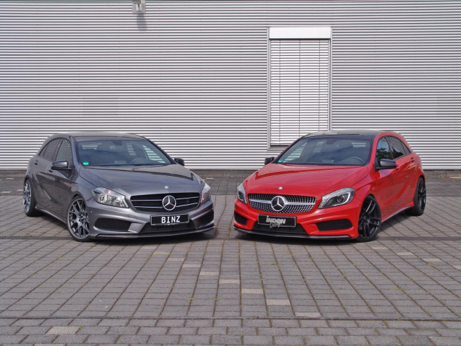 Mercedes A v úpravě Inden Design a Binz: čím víc firem, tím méně tuningu