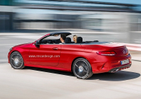 Mercedes C Cabrio 2016 a čtyřdveřové kupé třídy C nebudou vypadat jinak (ilustrace)