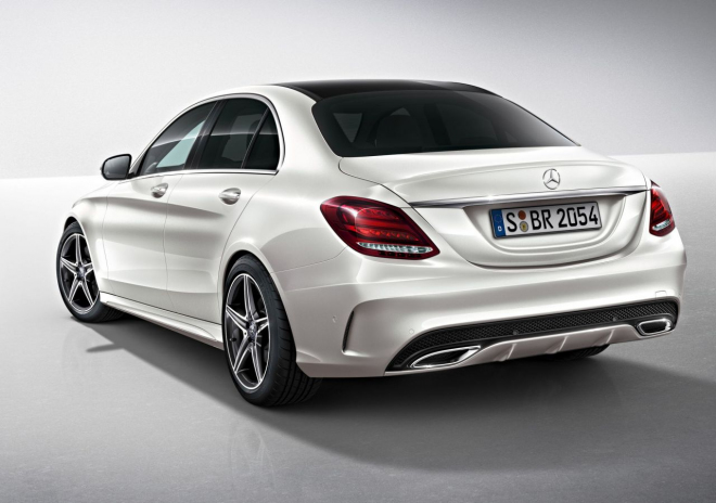 Mercedes C 2014 AMG Line: specifickou karoserii doprovází sportovní podvozek