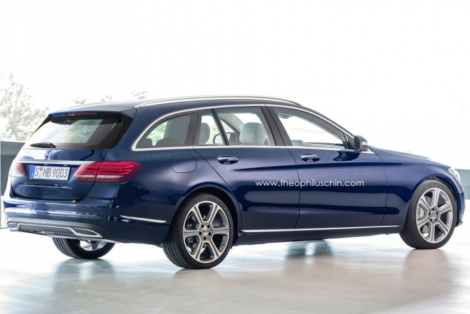 Mercedes C W205 Kombi: hvězdný praktik na ilustraci, realita jiná nebude