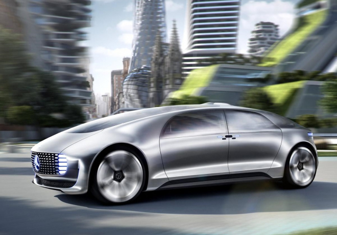 Mercedes F 015 Luxury in Motion: německé vejce jezdí samo, na vodík