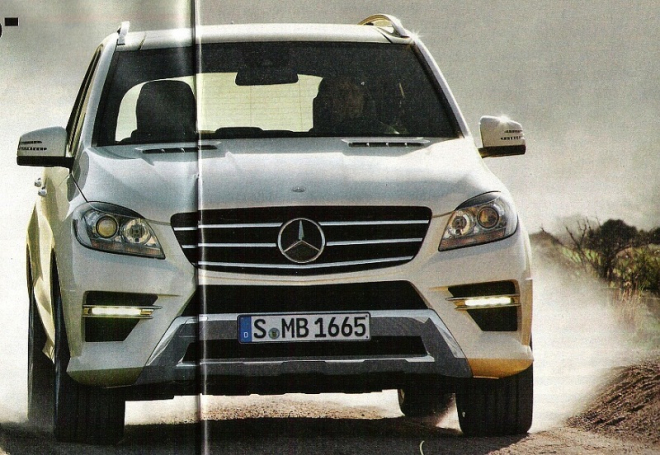 Mercedes M 2012: unikly první snímky nové generace