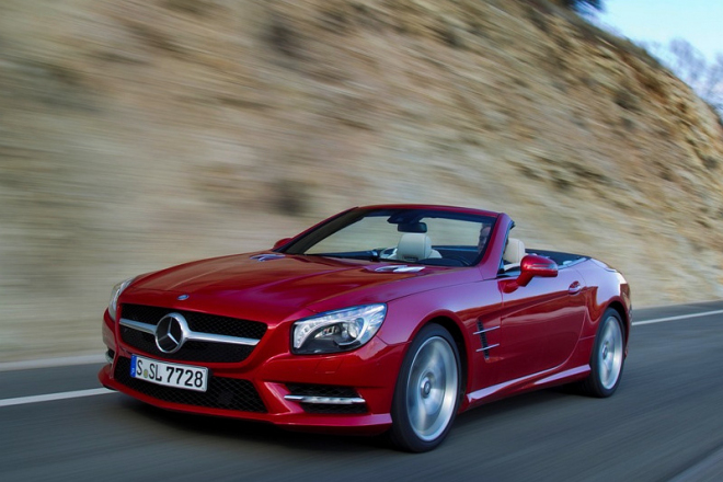 Mercedes SL 500 2012: poprvé za volantem