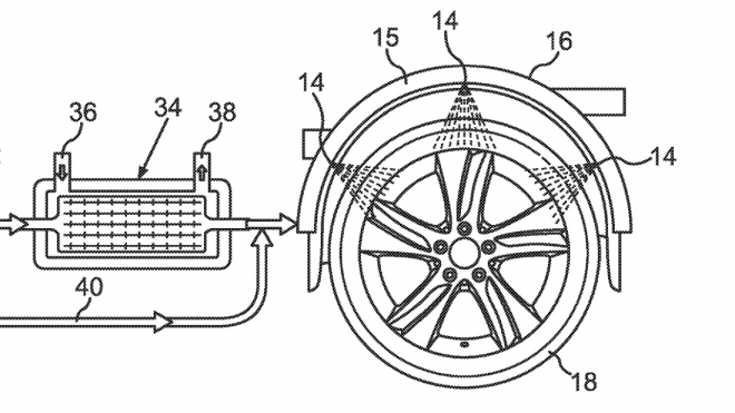 Mercedes si patentoval vodní chlazení... pneumatik. K čemu to bude dobré?