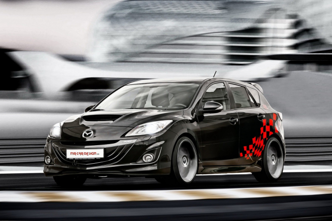 Mazda 3 MPS od MR Car Design: až 310 koní z dvoulitrového turba