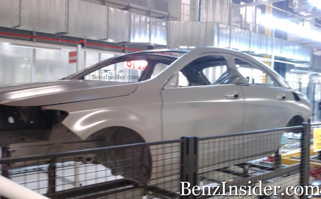 Mercedes BLS/CLC: unikly fotky z výroby malého čtyřdvéřového kupé