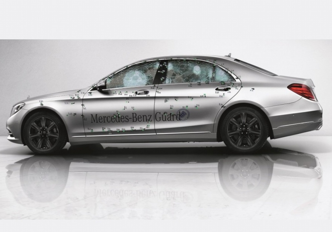 Mercedes S Guard 2014: nový osobní strážce s neprůstřelnou vestou