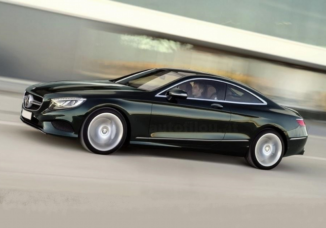 Mercedes S Coupé 2014 na kvalitní fotce. Předpoklad potvrzen, takhle vypadá nástupce CL