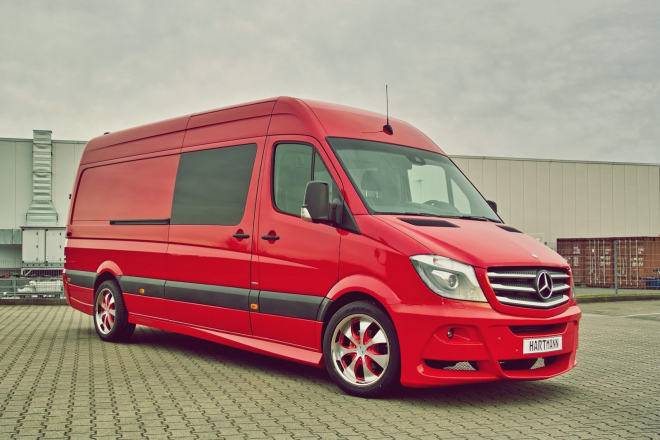 Mercedes Sprinter Hartmann: převézt tuny harampádí lze i stylově