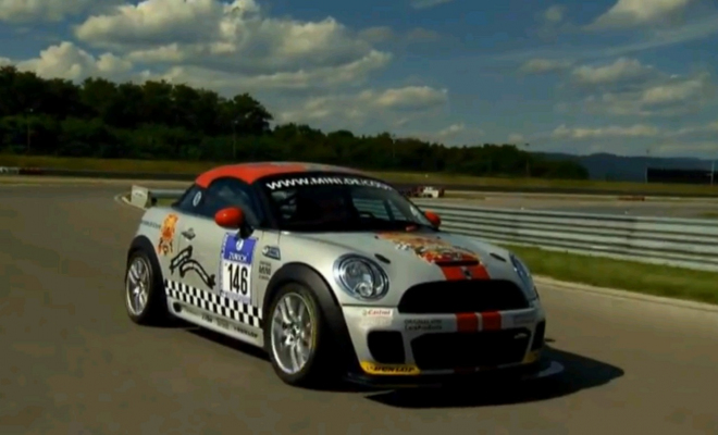 Mini John Cooper Works Coupe Endurance poprvé v akci (3 x video)