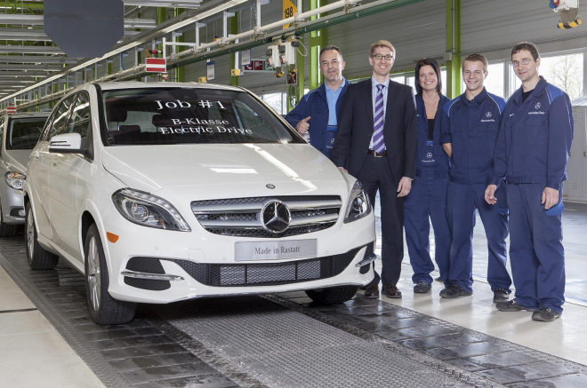 Mercedes začal vyrábět elektrickou třídu B, hovoří o dojezdu 200 km