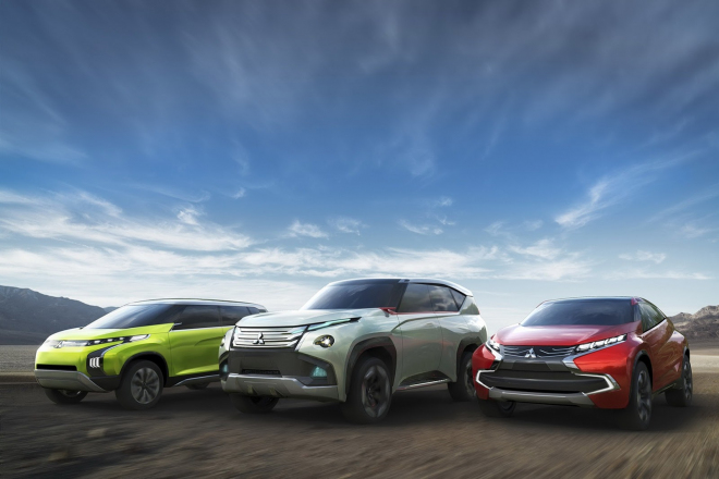 Mitsubishi GC-PHEV, XR-PHEV a AR: tři koncepty pro Tokio odhaleny