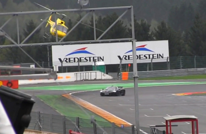 Top Gear prohnal McLaren P1 po Spa, naháněl ho i vrtulníkem (video)