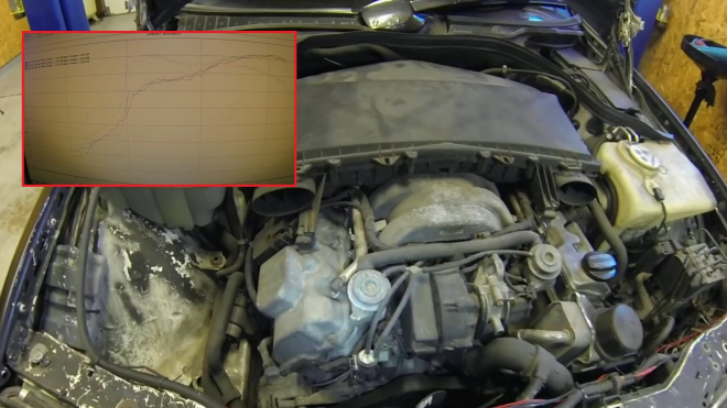 Kolik výkonu zbylo Mercedesu C od AMG s 286 000 km koupenému za 4 tisíce Kč?