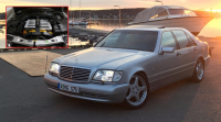 K mání je vzácný Mercedes S 70 AMG, je to 7,0 V12 ze Zondy obalený luxusem