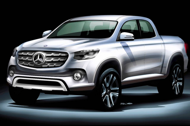 Mercedes X: hvězdný pick-up odhaluje detaily, dorazí pouze s turbodiesely