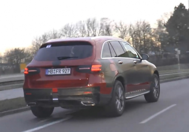 Mercedes GLC 2016: nástupce GLK natočen takřka bez maskování (video)