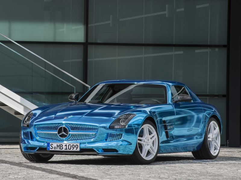 Mercedes Sls Amg Electric Drive Seriova Verze Ma 750 Elektrickych Koni Autoforum Cz