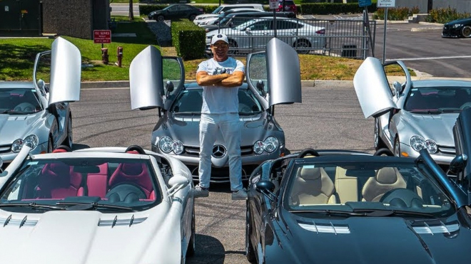 Miliardář při větrání svých pěti vzácných Mercedesů zjistil, co s nimi udělaly roky stání