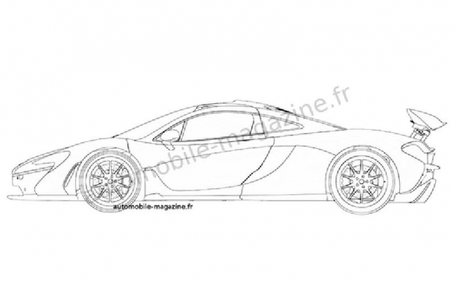 McLaren P1: sériová verze odhalena únikem patentových snímků?