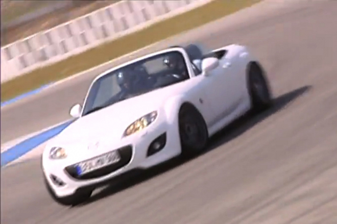 Mazda MX-5 Yusho: 241 kompresorových koní v akci na Hockenheim Ringu (video)