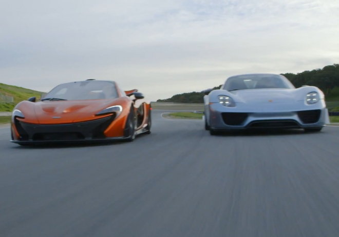 Porsche 918 vs. McLaren P1 na okruhu: takhle si Němec dal Brita na Laguna Seca (video)